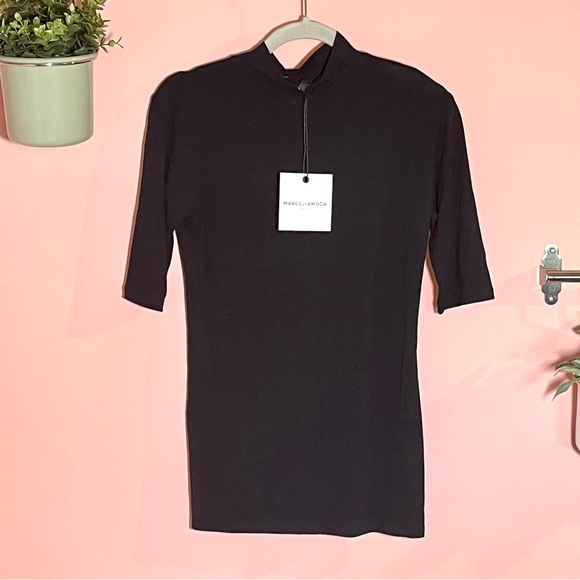 Black turtleneck for office, New winter turtleneck imported from Europe Blouse - Picture 2 of 9